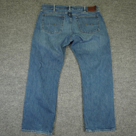 Polo Ralph Lauren Jeans Mens 38x30 Blue Classic Fit 867 Straight Medium Denim - Picture 11 of 16